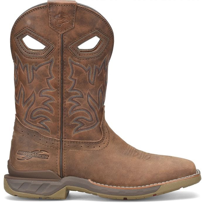 Double H Men's Phantom Rider Portal Brown Square Toe Work Boots DH5382 - Image 2