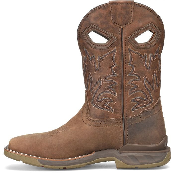 Double H Men's Phantom Rider Portal Brown Square Toe Work Boots DH5382 - Image 3