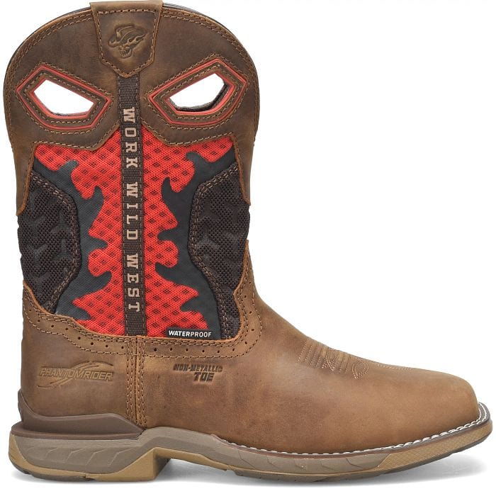 Double H Men's Phantom Rider Purge Red Waterproof Composite Toe Work Boots DH5391 - Image 2