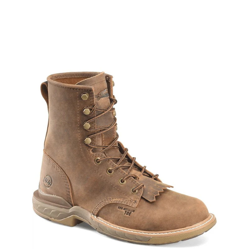 Double H Men's Phantom Rider Raid Brown Round Toe Work Boots DH5394