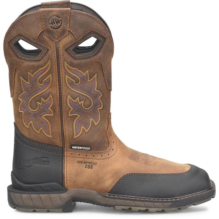 Double H Men's Phantom Rider Rebuke Dark Brown Waterproof Composite Toe Work Boots DH5397 - Image 2