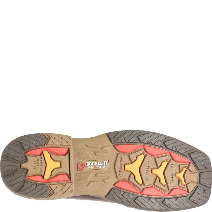 Double H Men's Phantom Rider Syphon Tan Square Toe Work Boots DH5389 - Image 7