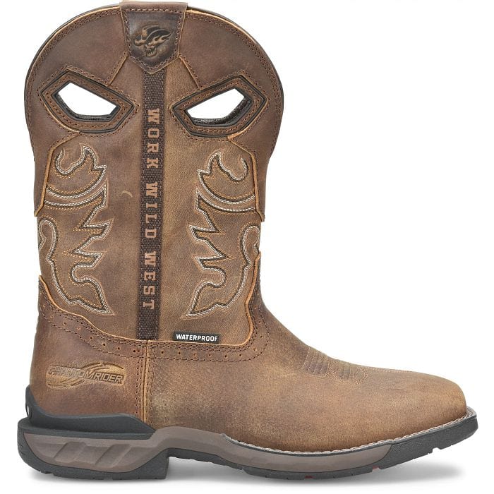 Double H Men's Phantom Rider Wilmore Waterproof Square Toe Work Boots DH5380 - Image 2