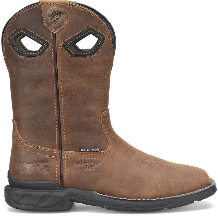 Double H Men's Phantom Rider Zane Brown Waterproof Composite Toe Work Boots DH5367 - Image 2