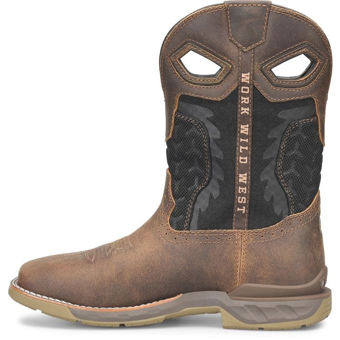 Double H Men's Phantom Rider Zenon Brown Square Toe Work Boots DH5376 - Image 3