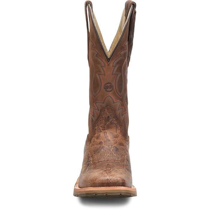 Double H Men's Pick Pocket Bregman Brown Square Toe Work Boots DH8645 - Image 5