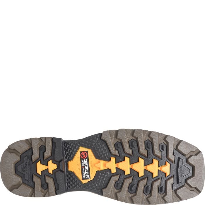 Double H Symbol Dark Brown Waterproof Composite Toe Work Boots DH5395 - Image 7