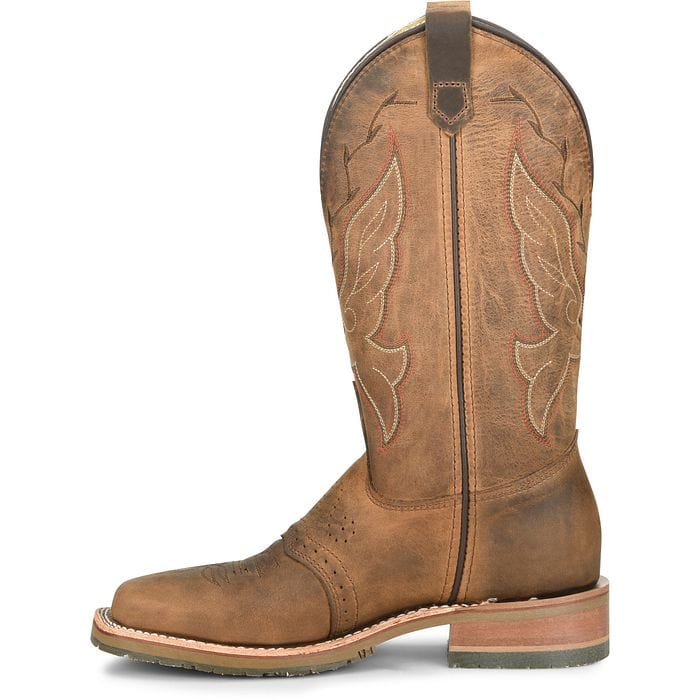 Double H Women's Charity Brown Square Toe Work Boots DH5314 - Image 3