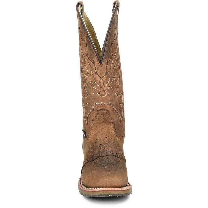 Double H Women's Charity Brown Square Toe Work Boots DH5314 - Image 5