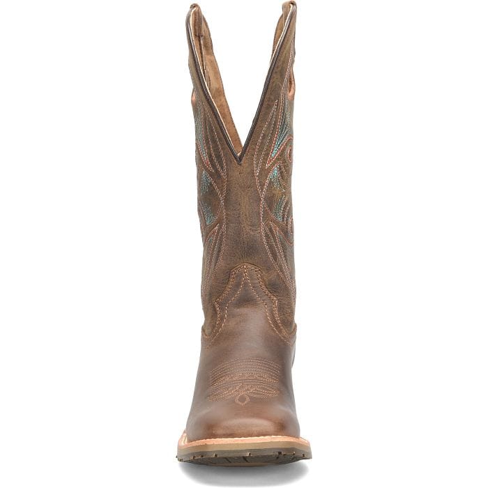 Double H Women's Grace Brown Square Toe Work Boots DH7030 - Image 5