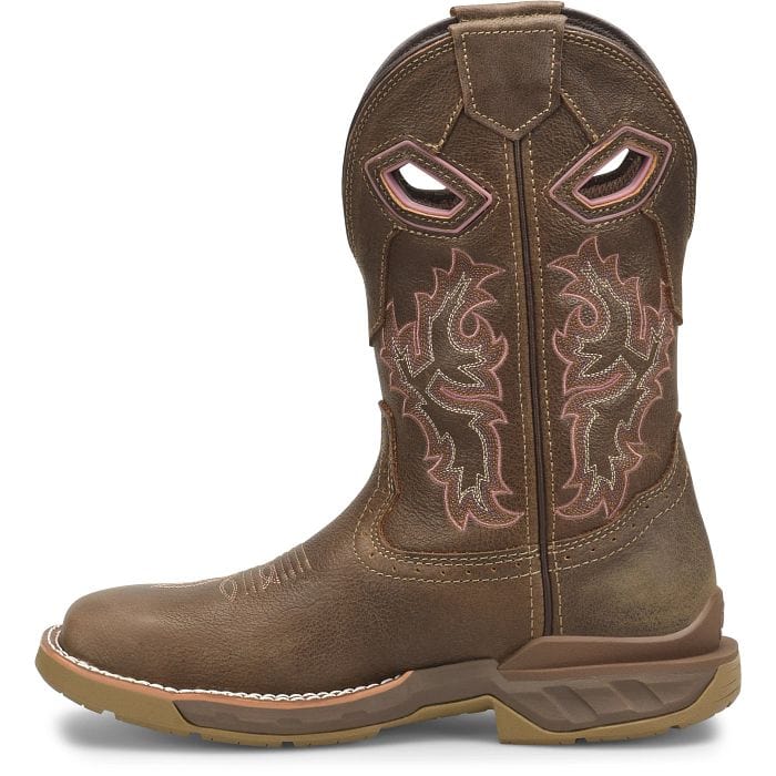 Double H Women's Phantom Rider Ari Brown Composite Toe Work Boots DH5374 - Image 3