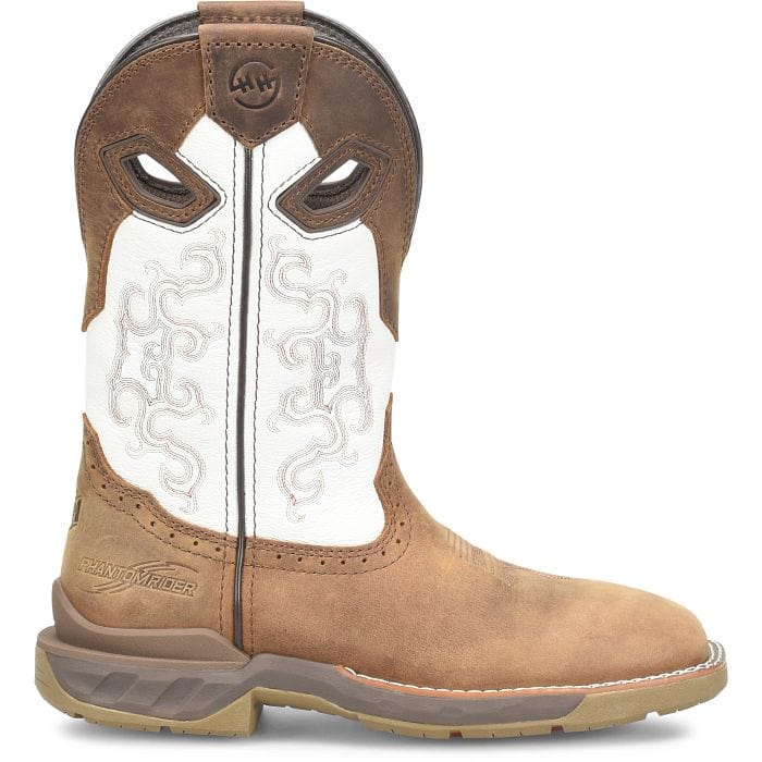 Double H Women's Phantom Rider Brave Brown Square Toe Work Boots DH5425 - Image 2