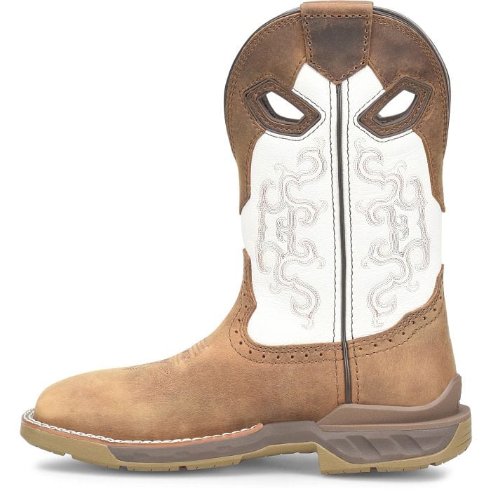 Double H Women's Phantom Rider Brave Brown Square Toe Work Boots DH5425 - Image 3