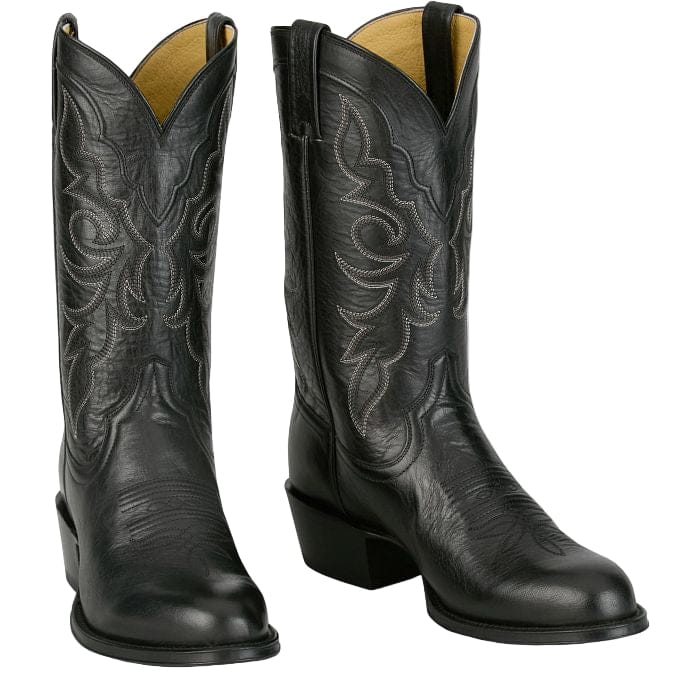 Tony Lama Men's Black Marco Western Boots DR3055 - Image 6