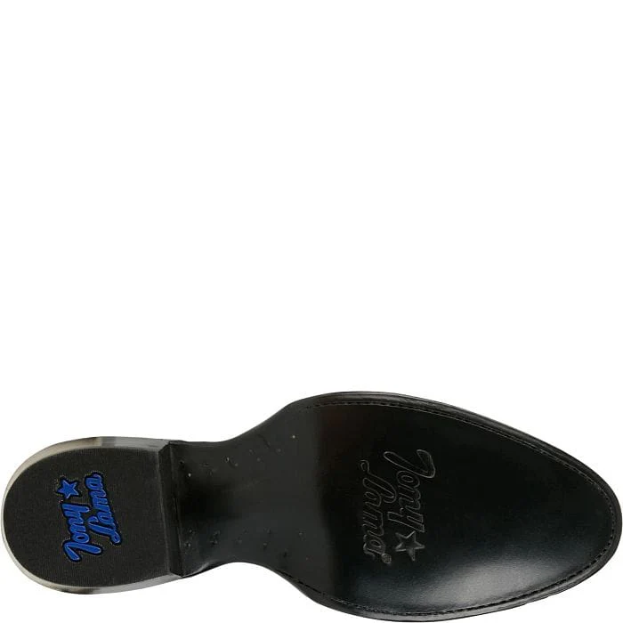Tony Lama Men's Black Marco Western Boots DR3055 - Image 8