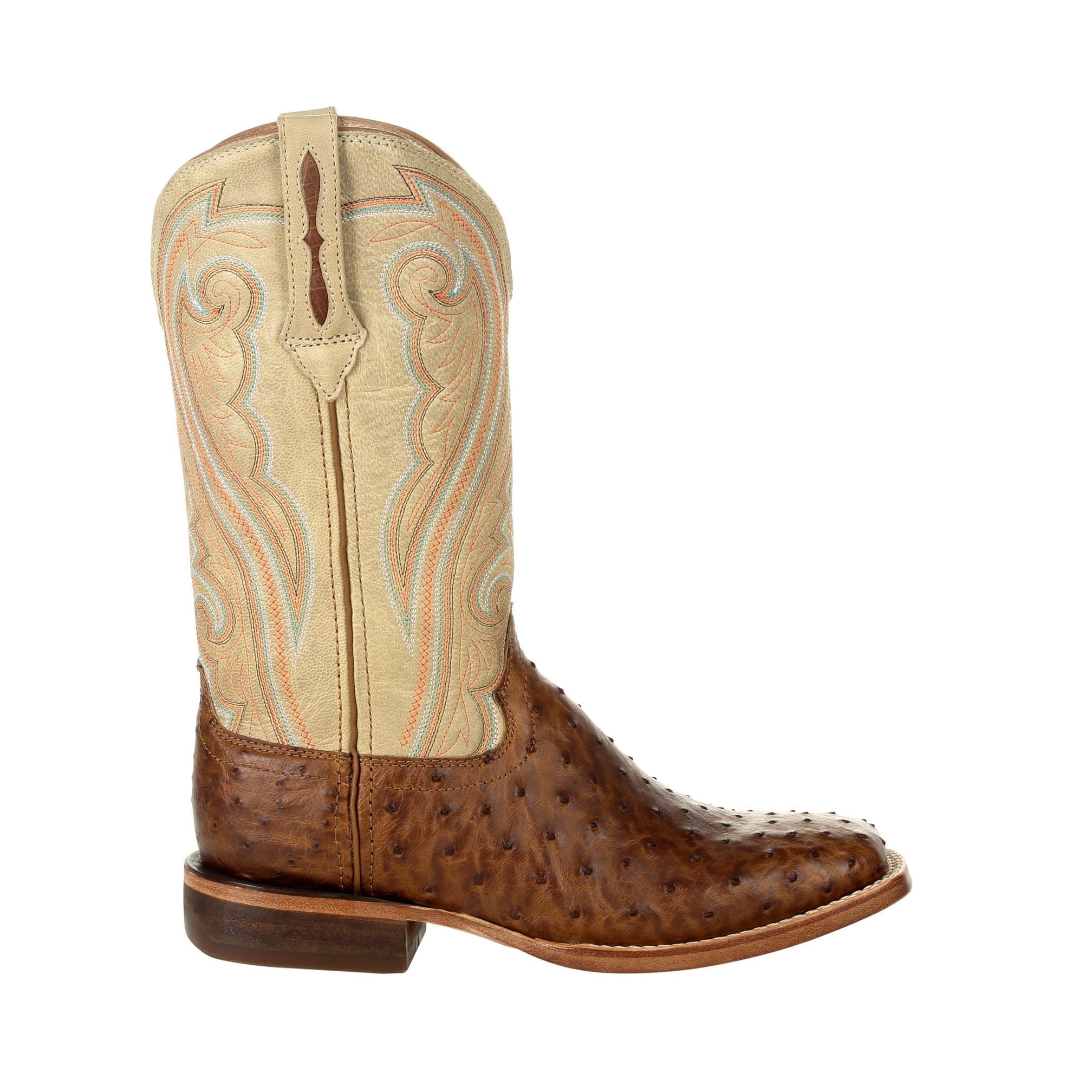 Durango Women's Premium Sunset Wheat Exotic Full Quill Ostrich Western Boots DRD0388 - Image 3
