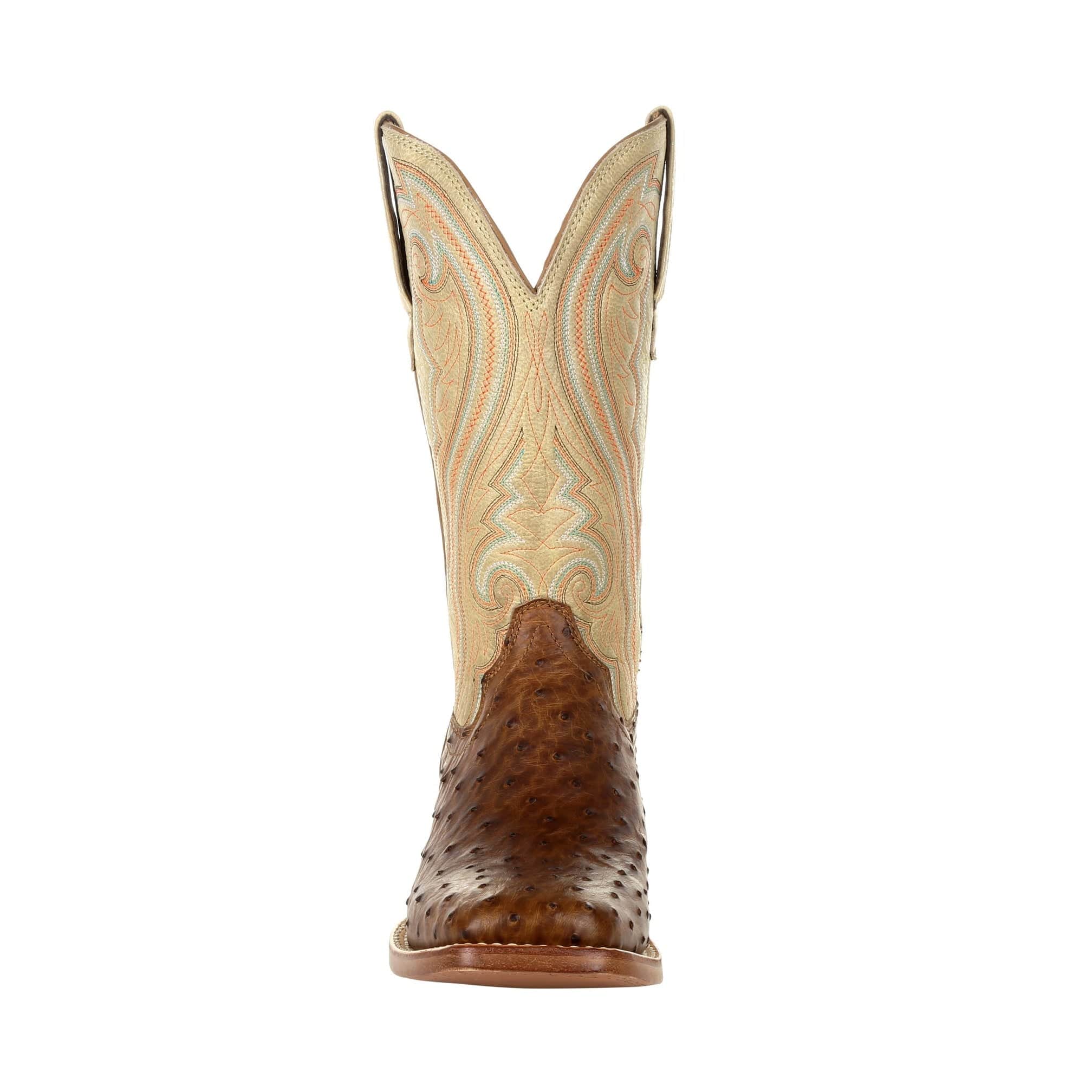 Durango Women's Premium Sunset Wheat Exotic Full Quill Ostrich Western Boots DRD0388 - Image 4