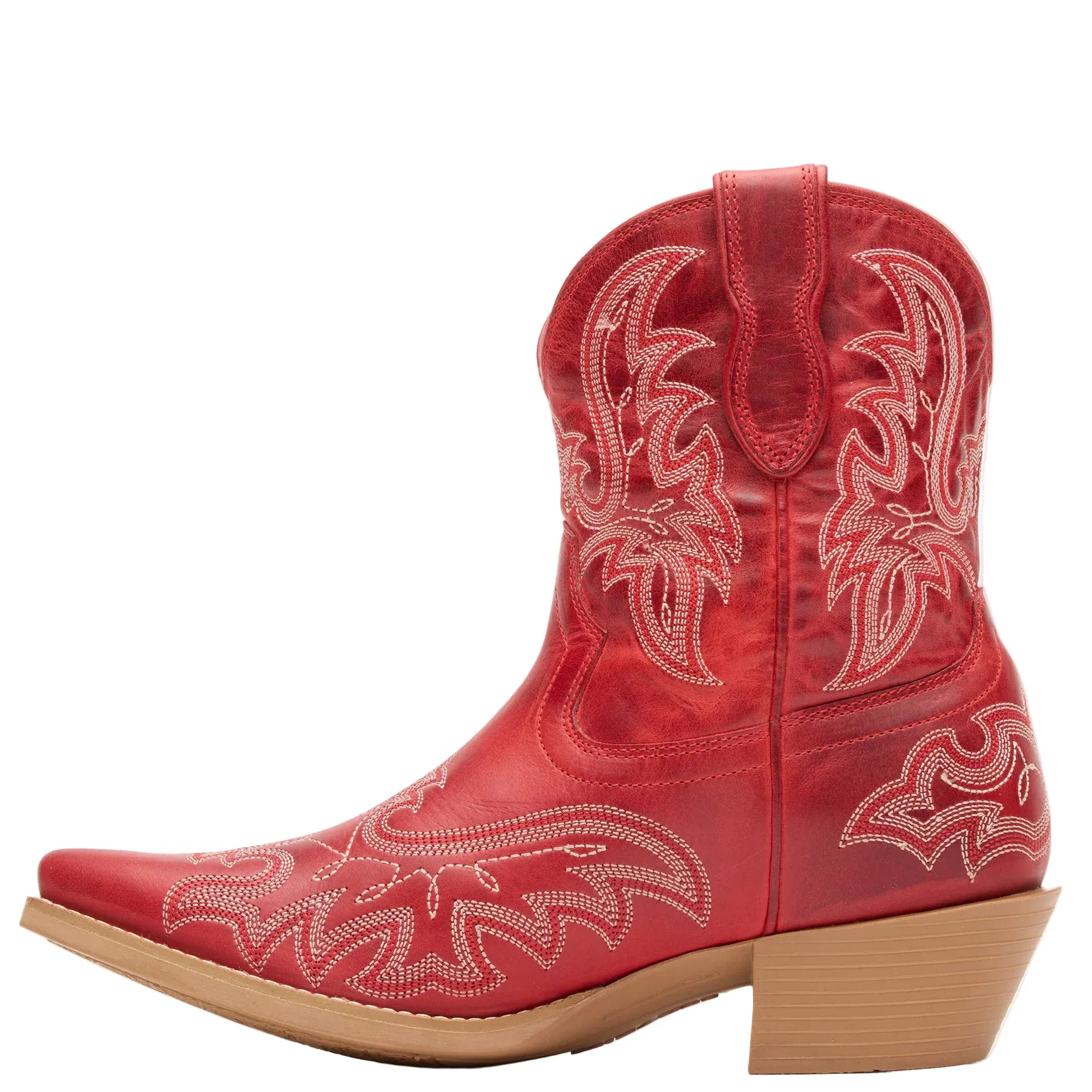 Durango Women's Crimson Red Shyloh Pony Booties DRD0490 - Image 3