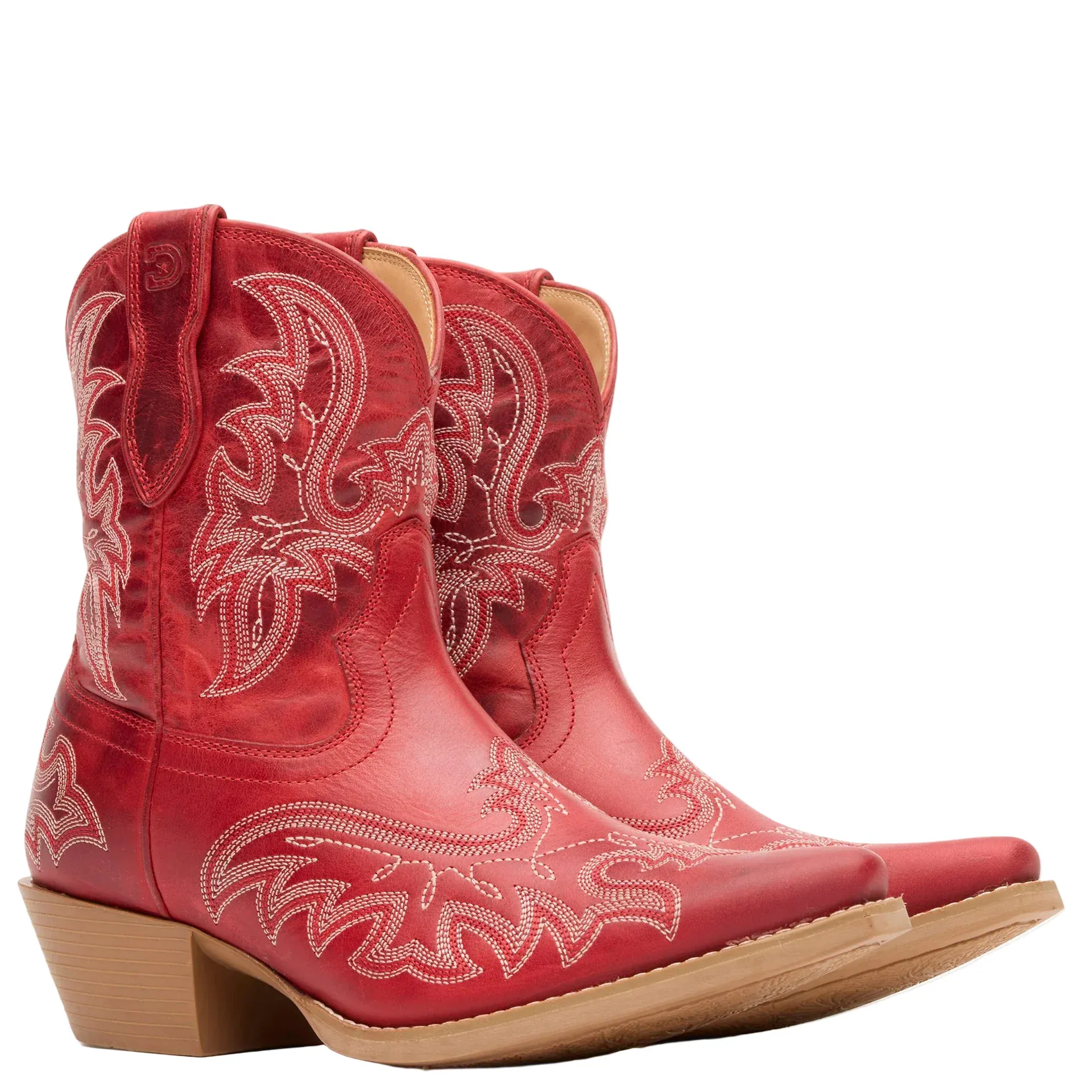 Durango Women's Crimson Red Shyloh Pony Booties DRD0490 - Image 5