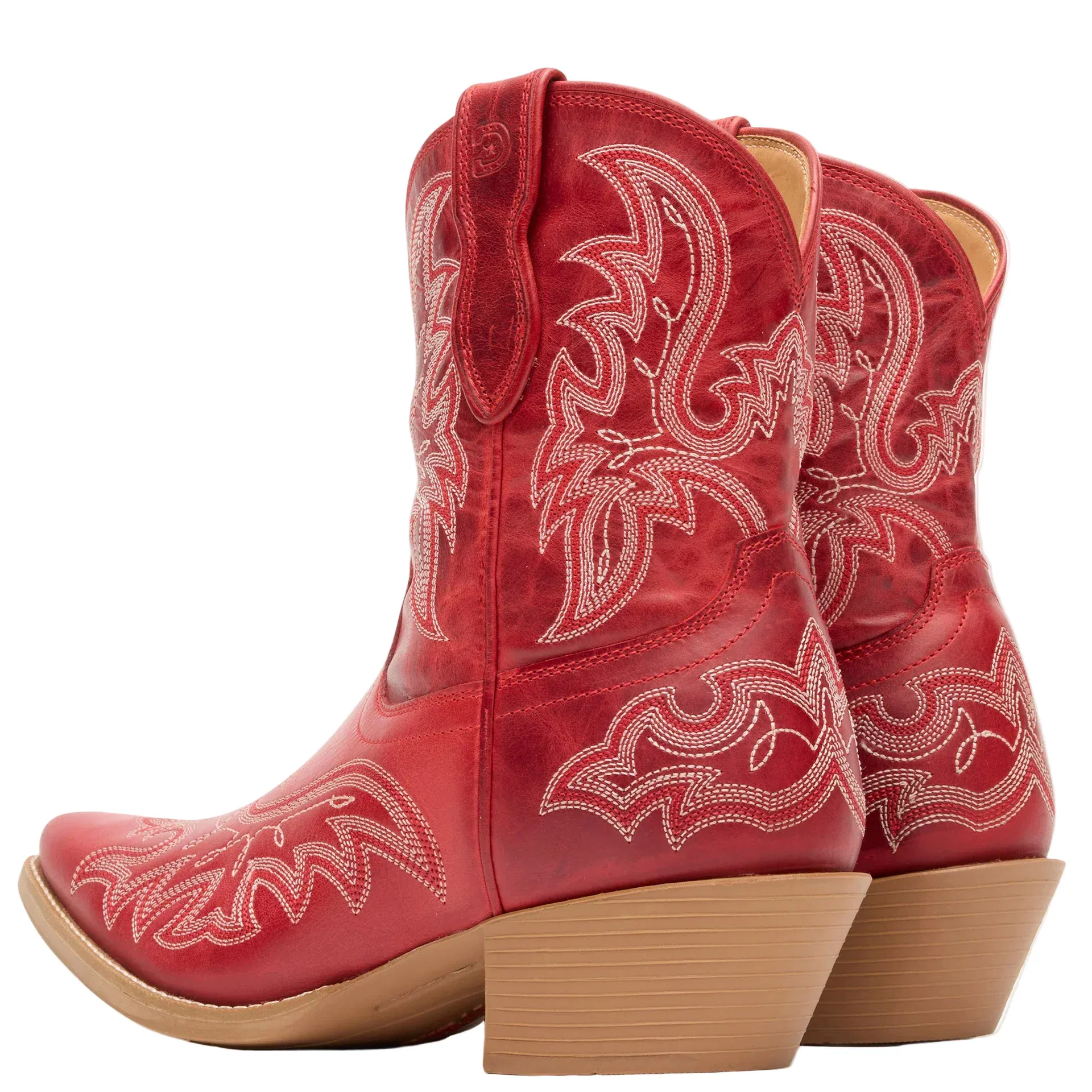 Durango Women's Crimson Red Shyloh Pony Booties DRD0490 - Image 6