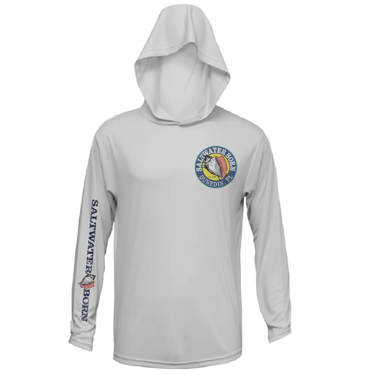 Dunedin, FL Action Tarpon Long Sleeve UPF 50+ Dry-Fit Hoodie - Image 10