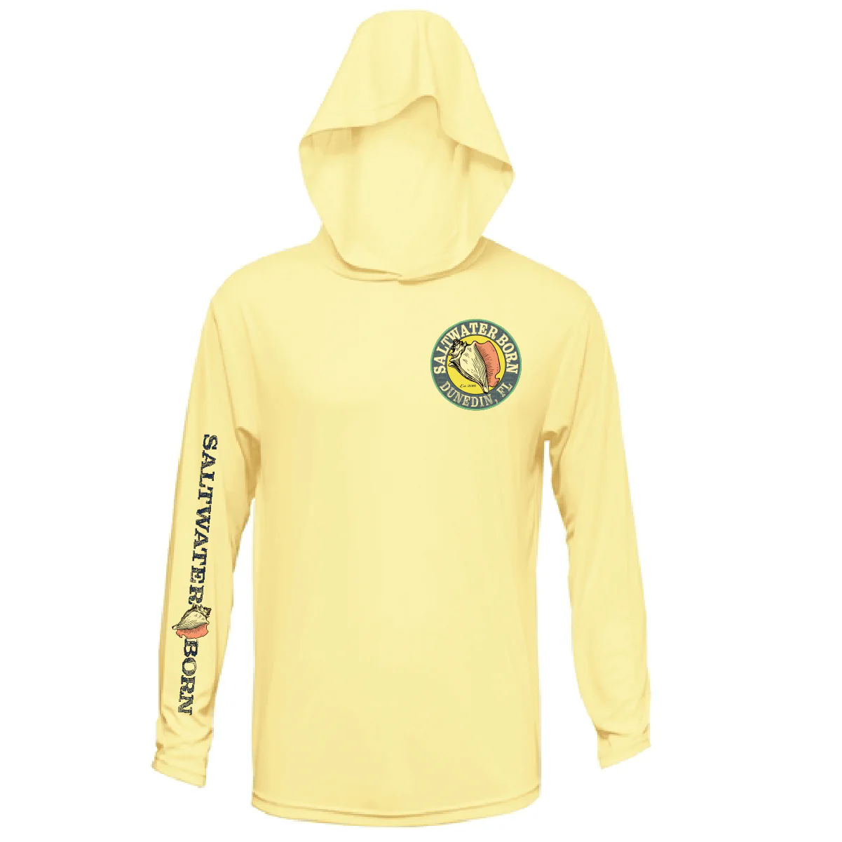 Dunedin, FL Action Tarpon Long Sleeve UPF 50+ Dry-Fit Hoodie - Image 2