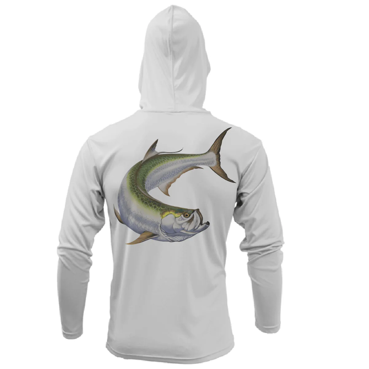 Dunedin, FL Action Tarpon Long Sleeve UPF 50+ Dry-Fit Hoodie - Image 9