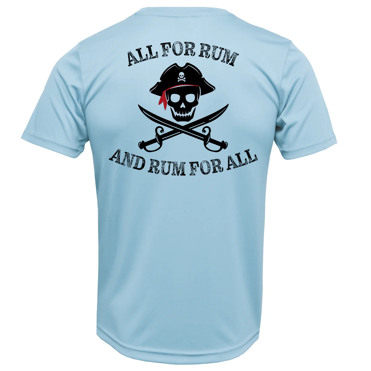Dunedin, FL "All For Rum and Rum For All" Men's Short Sleeve UPF 50+ Dry-Fit Shirt - Image 7