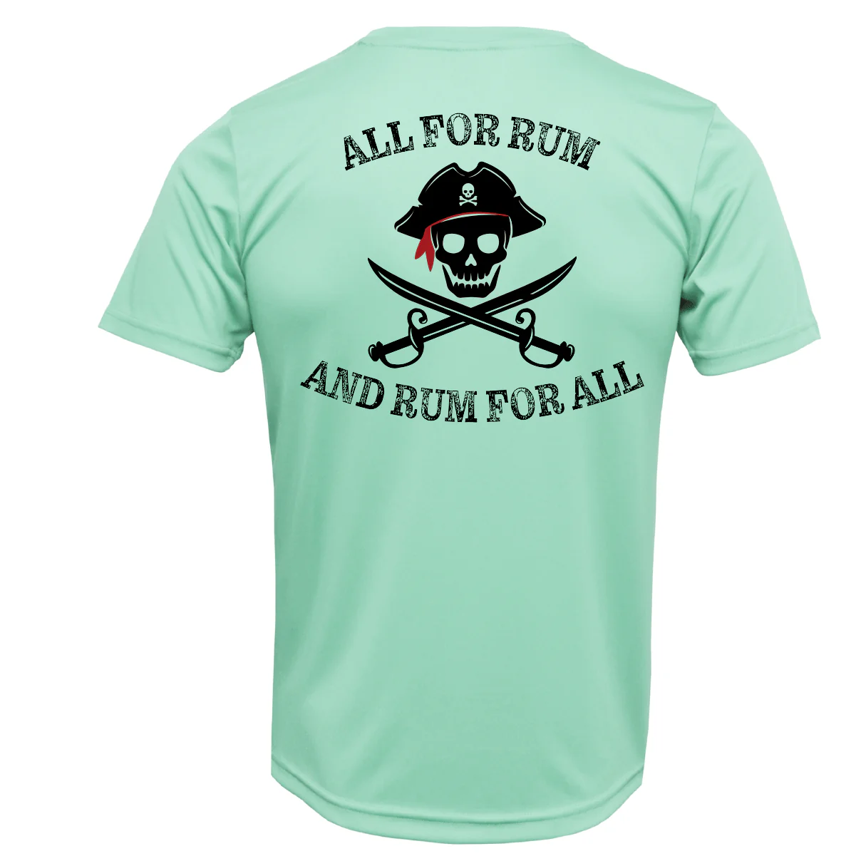 Dunedin, FL "All For Rum and Rum For All" Men's Short Sleeve UPF 50+ Dry-Fit Shirt - Image 9