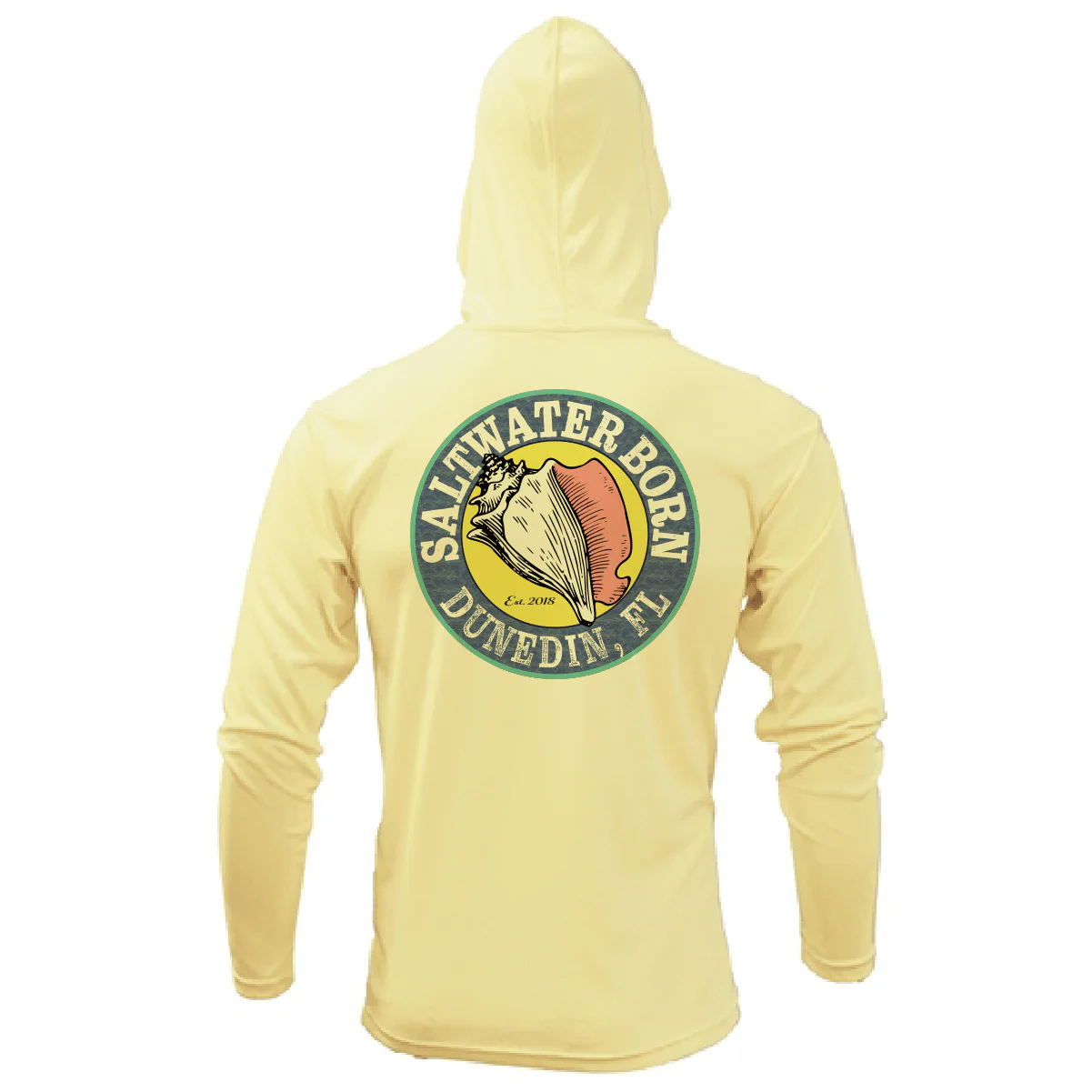 Dunedin, FL State of Florida Long Sleeve UPF 50+ Dry-Fit Hoodie - Image 2