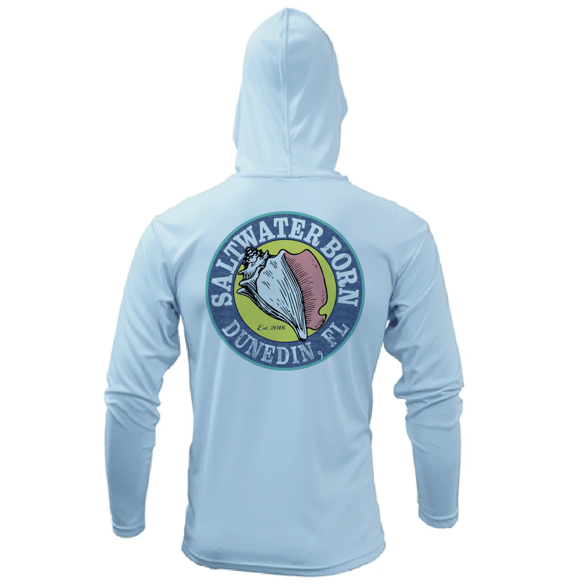 Dunedin, FL State of Florida Long Sleeve UPF 50+ Dry-Fit Hoodie - Image 4