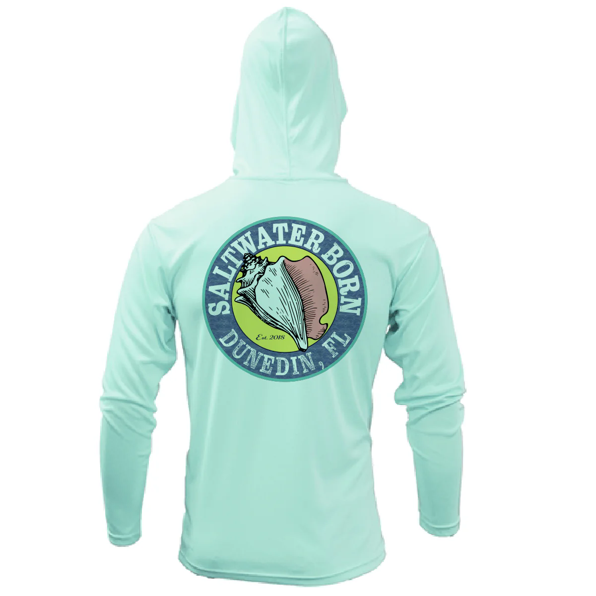 Dunedin, FL State of Florida Long Sleeve UPF 50+ Dry-Fit Hoodie - Image 6