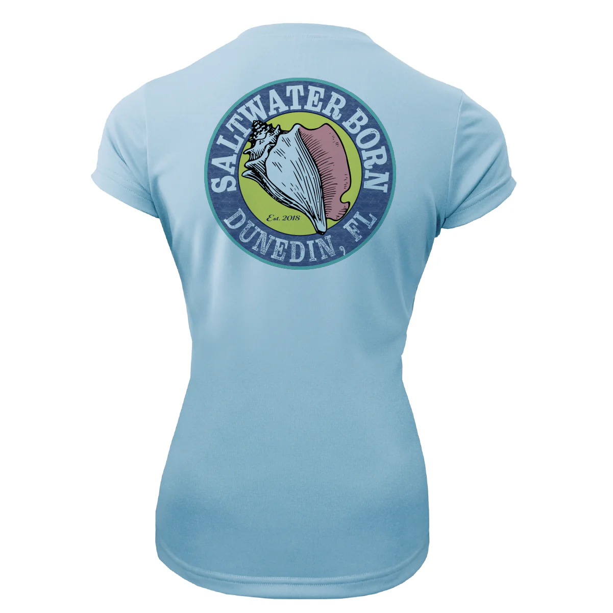 Dunedin Florida Girl Women's Short Sleeve UPF 50+ Dry-Fit Shirt - Image 4