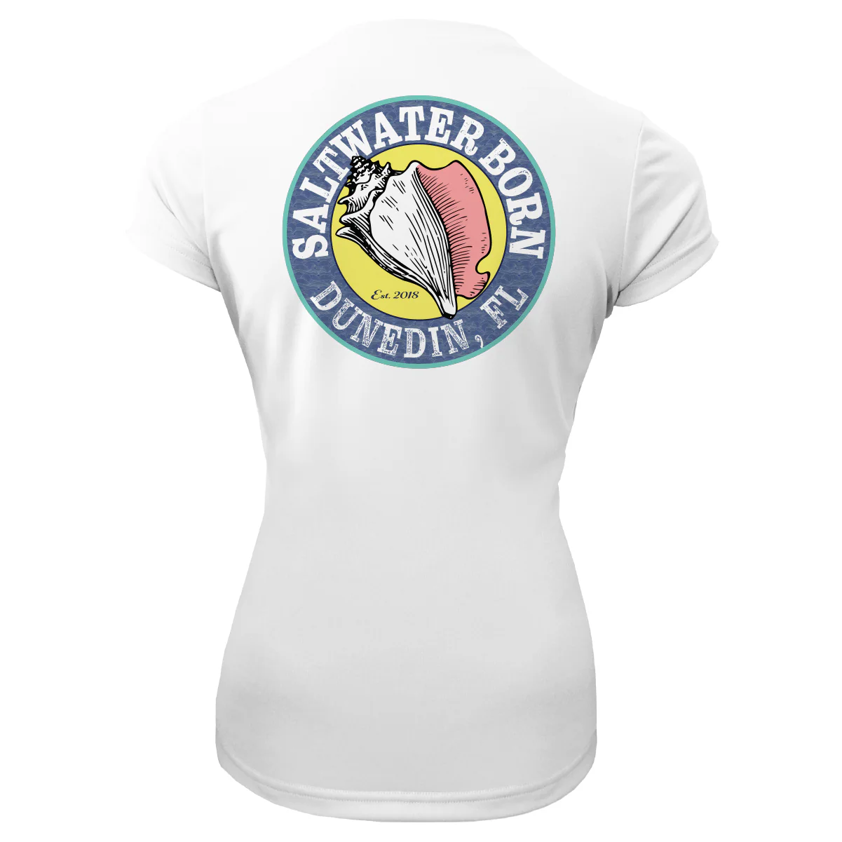Dunedin Florida Girl Women's Short Sleeve UPF 50+ Dry-Fit Shirt - Image 8