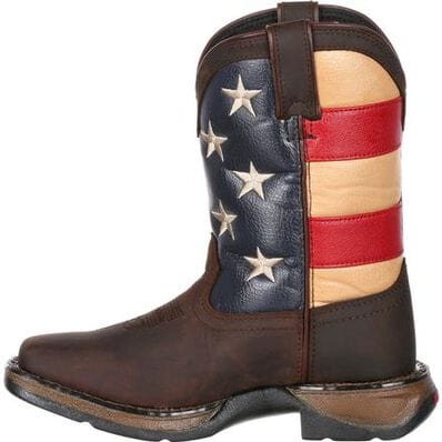 Durango Big Kids Lil' Rebel American Flag Western Boots DBT0160 - Image 4