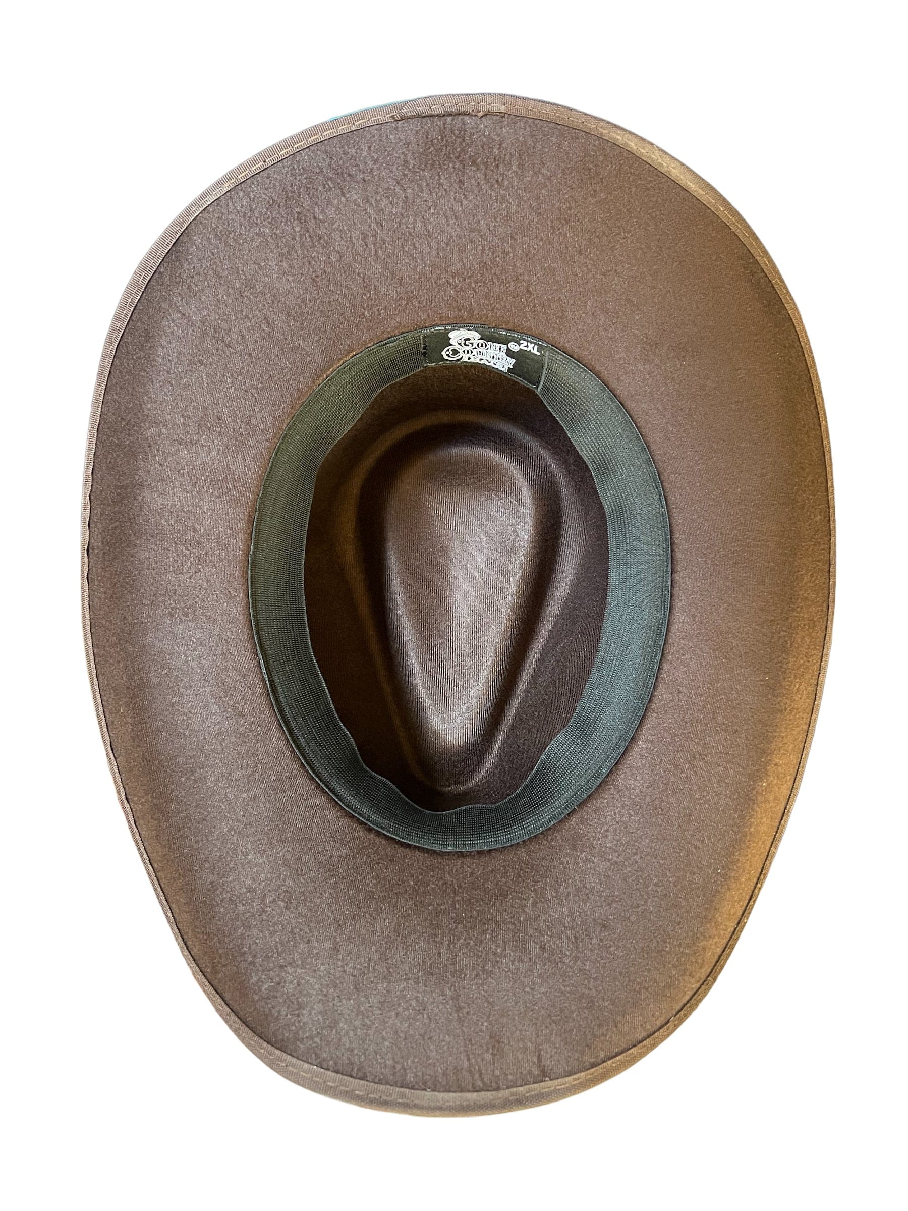 Gone Country Durango Brown - Cotton Cowboy Hat - Image 2
