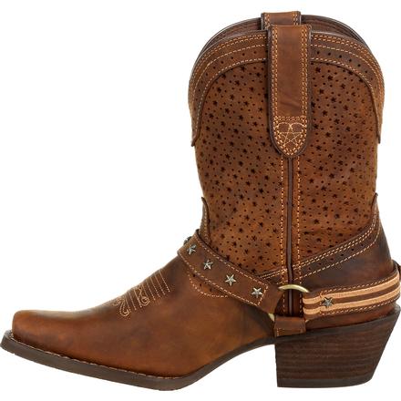 Durango® Crush Women's Brown Ventilated Shortie Boot DRD0375 - Image 5