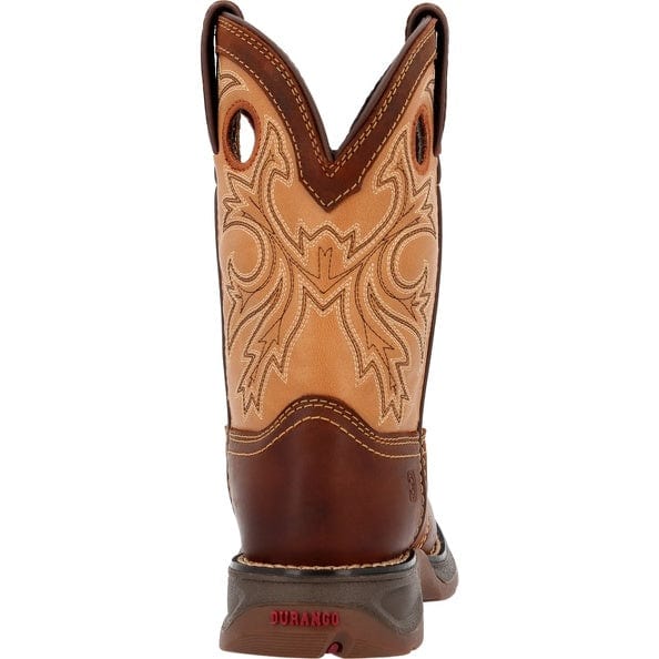 Durango Kid's Lil Rebel Brown & Tan Western Boot DBT0240Y - Image 3