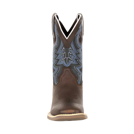 Durango Kid's Lil' Rebel Pro Brown and Blue Western Boot DBT0218Y - Image 2