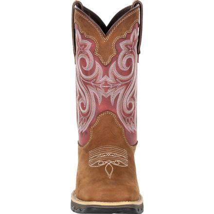 Durango Ladies Rebel Red Western Boot DRD0349 - Image 4