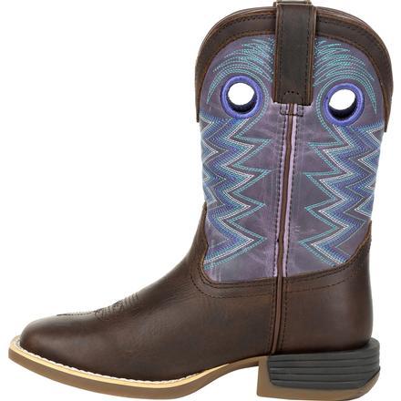 Durango Lil Rebel Pro Little Kid's Amethyst Western Boot DBT0225C - Image 3