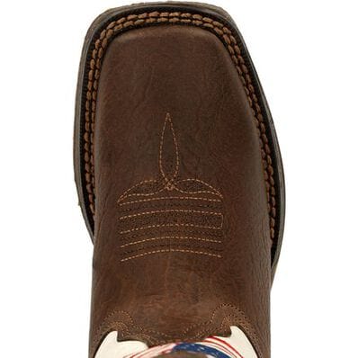 Durango Little Kids Lil' Rebel Distressed Flag Western Boot DBT0234C - Image 3