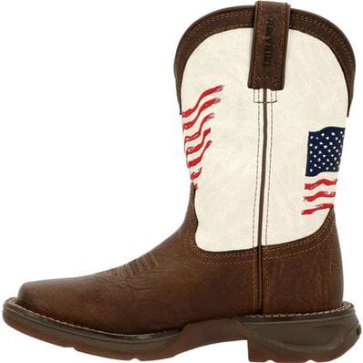 Durango Little Kids Lil' Rebel Distressed Flag Western Boot DBT0234C - Image 4