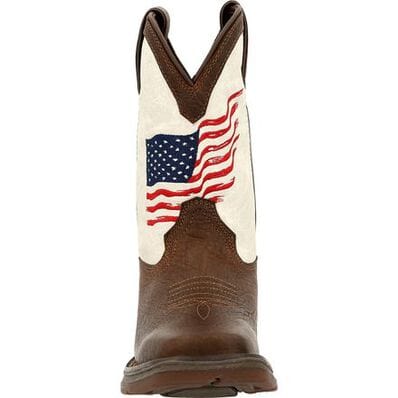 Durango Little Kids Lil' Rebel Distressed Flag Western Boot DBT0234C - Image 6