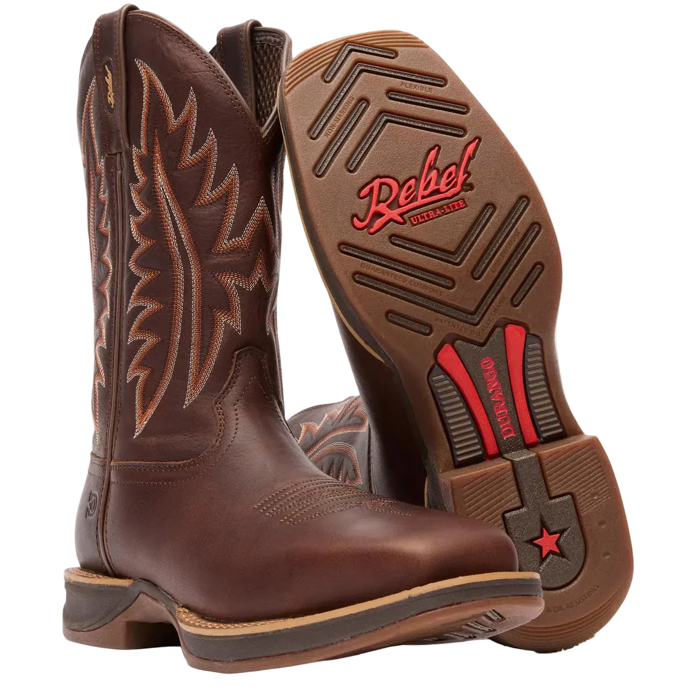 Durango Men's Briar Pitstop Rebel Ultra-Lite Western Work Boot DDB0517 - Image 6