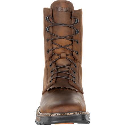 Durango Men's Maverick XP Brown Square Toe Waterproof Lacer Work Boots DDB0238 - Image 3