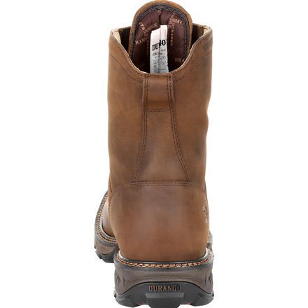 Durango Men's Maverick XP Brown Square Toe Waterproof Lacer Work Boots DDB0238 - Image 4
