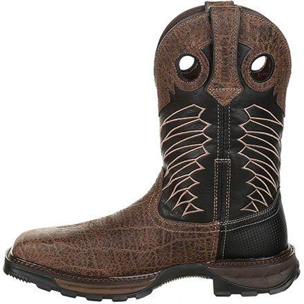 Durango® Maverick XP™ Men's Chocolate Safari Elephant Steel Toe Waterproof Western Work Boots DDB0176 - Image 2