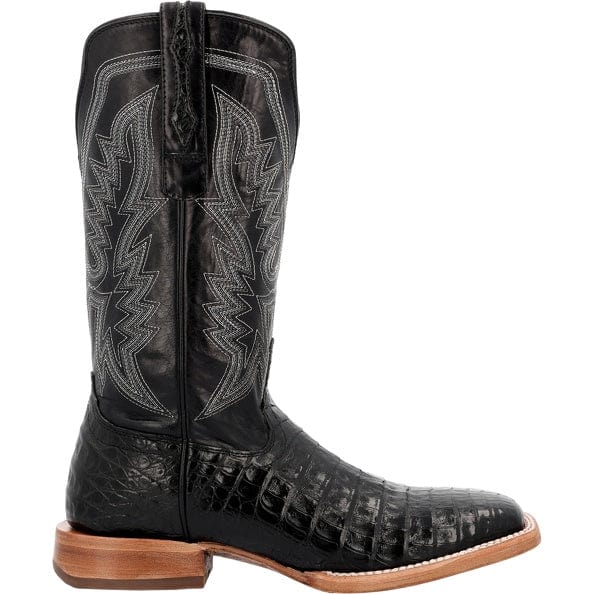 Durango Men's PRCA Black Caiman Belly Square Toe Exotic Western Boots DDB0470 - Image 2