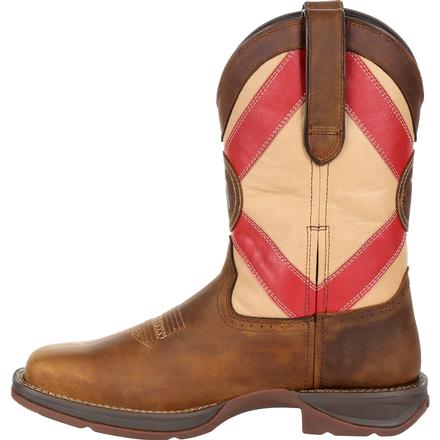 Durango Men's Florida State Flag Brown Square Toe Western Boots DDB0233 - Image 7